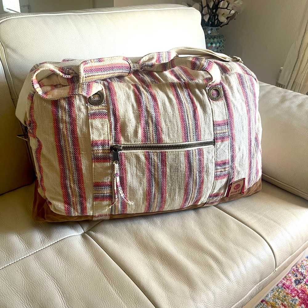 Roxy Baja Stripe Large Travel Duffle